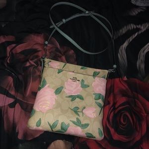 Roses coach crossbody
